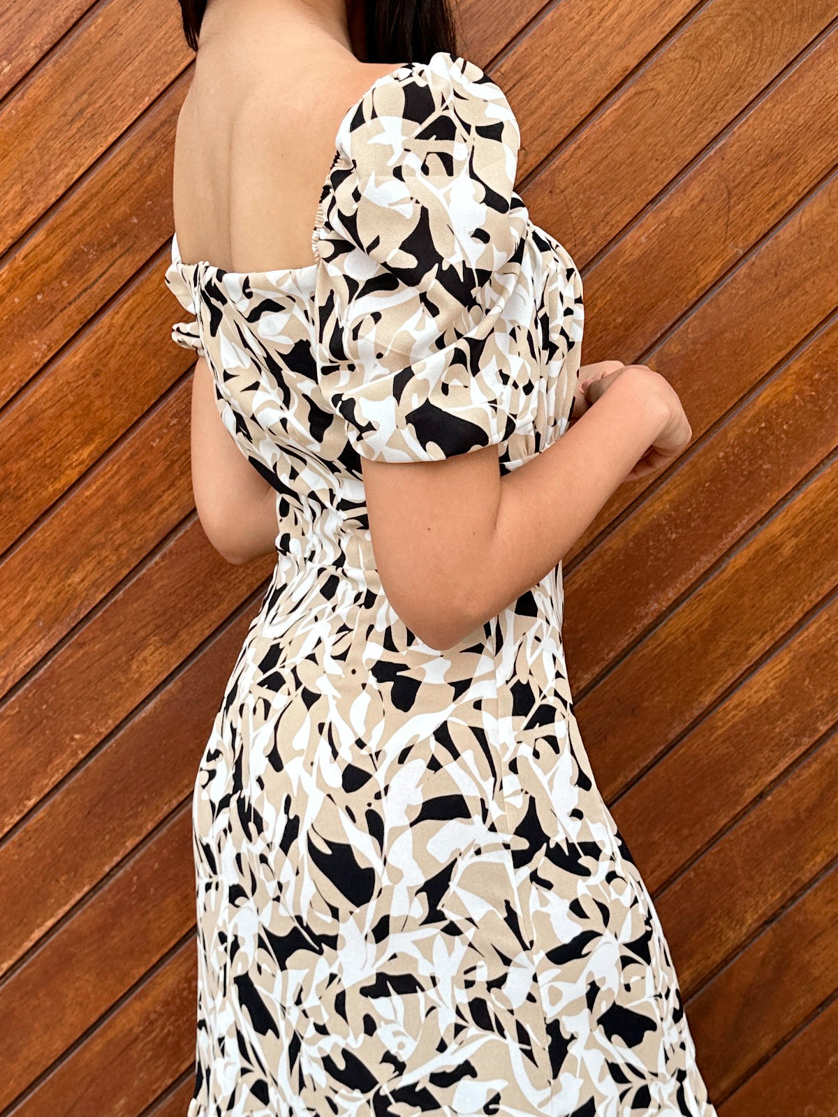 VESTIDO NATALI BEIGE