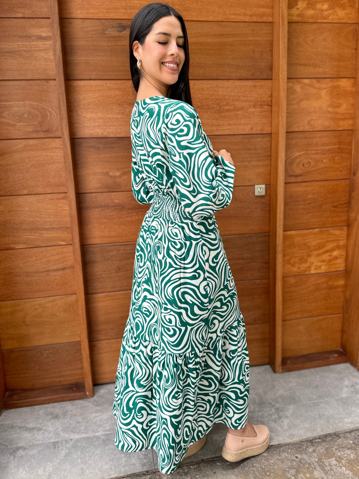 VESTIDO FLORENCIA VERDE