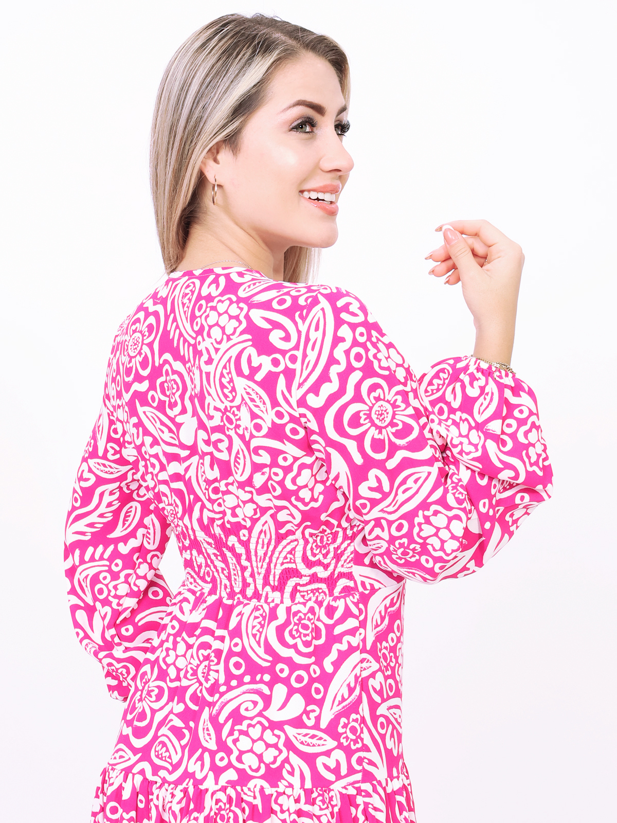 VESTIDO SOFIA FUCSIA