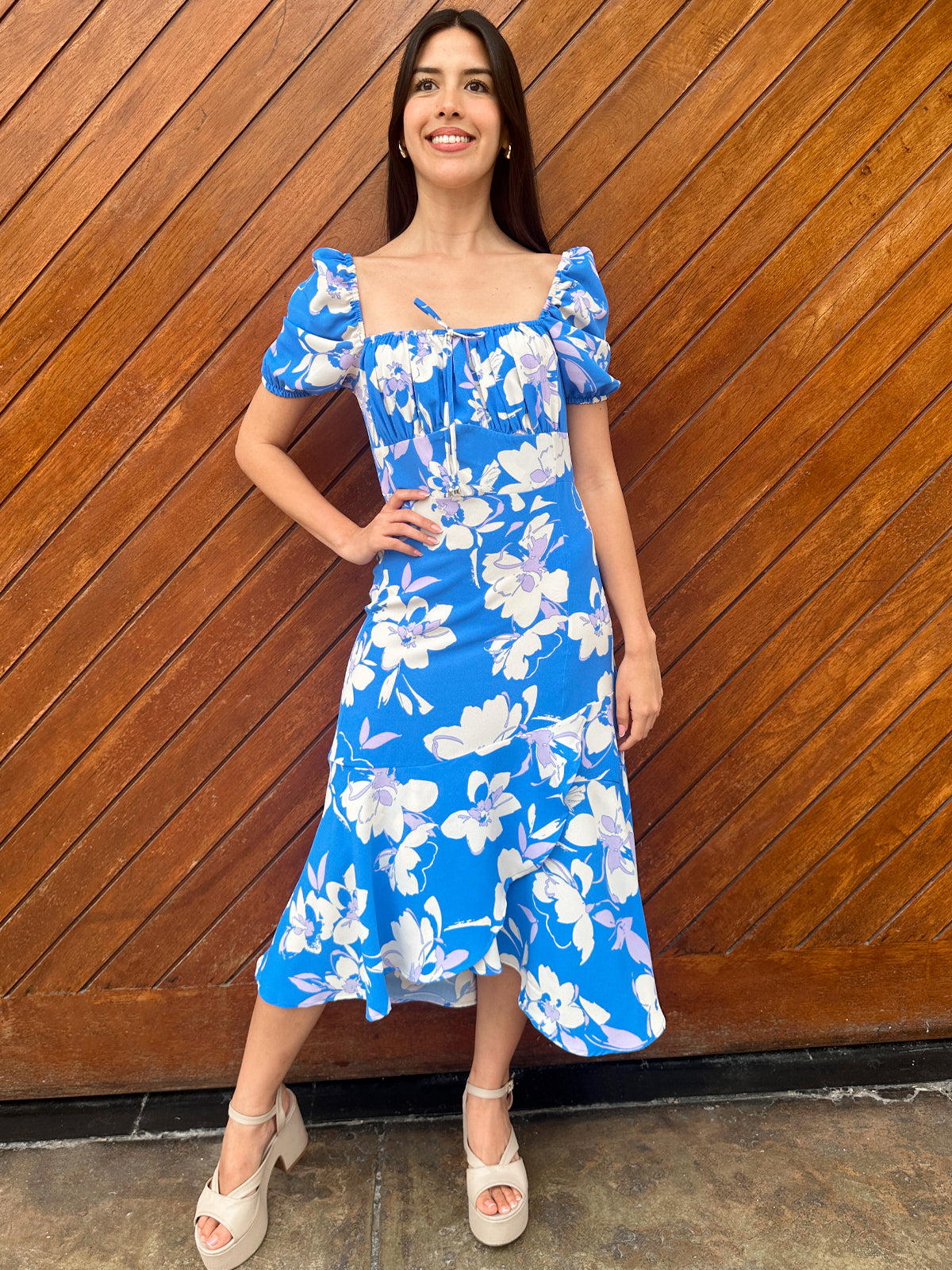 VESTIDO NATALI AZUL